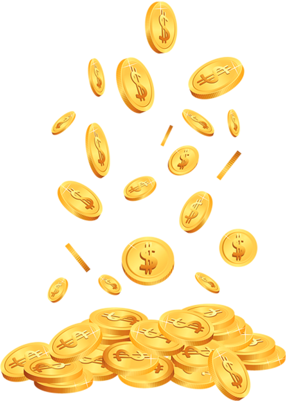 Scattered Coin Penny Coins Cent PNG Image High Quality Transparent PNG Image