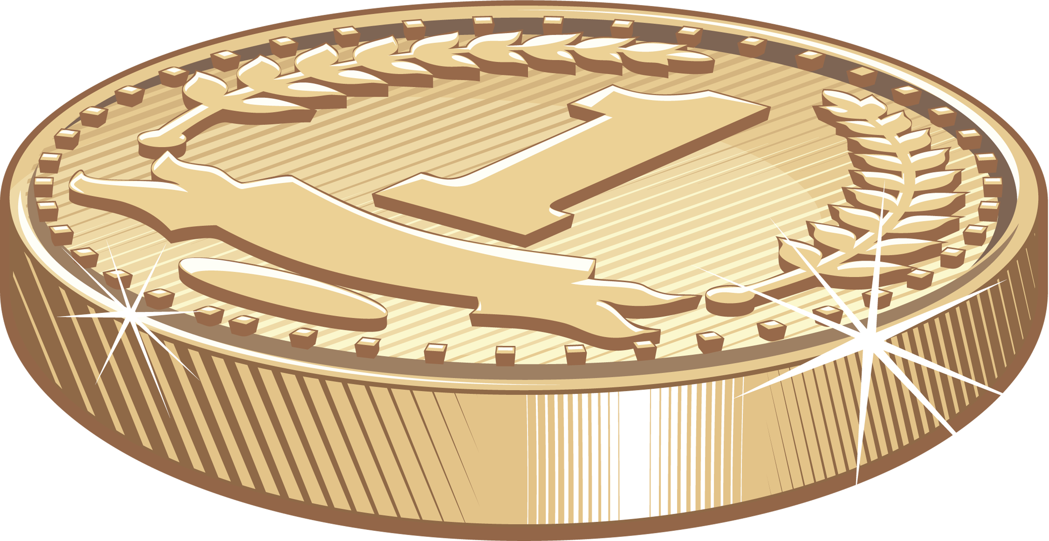 Gold Dollar Numismatic American Coin Association Transparent PNG Image