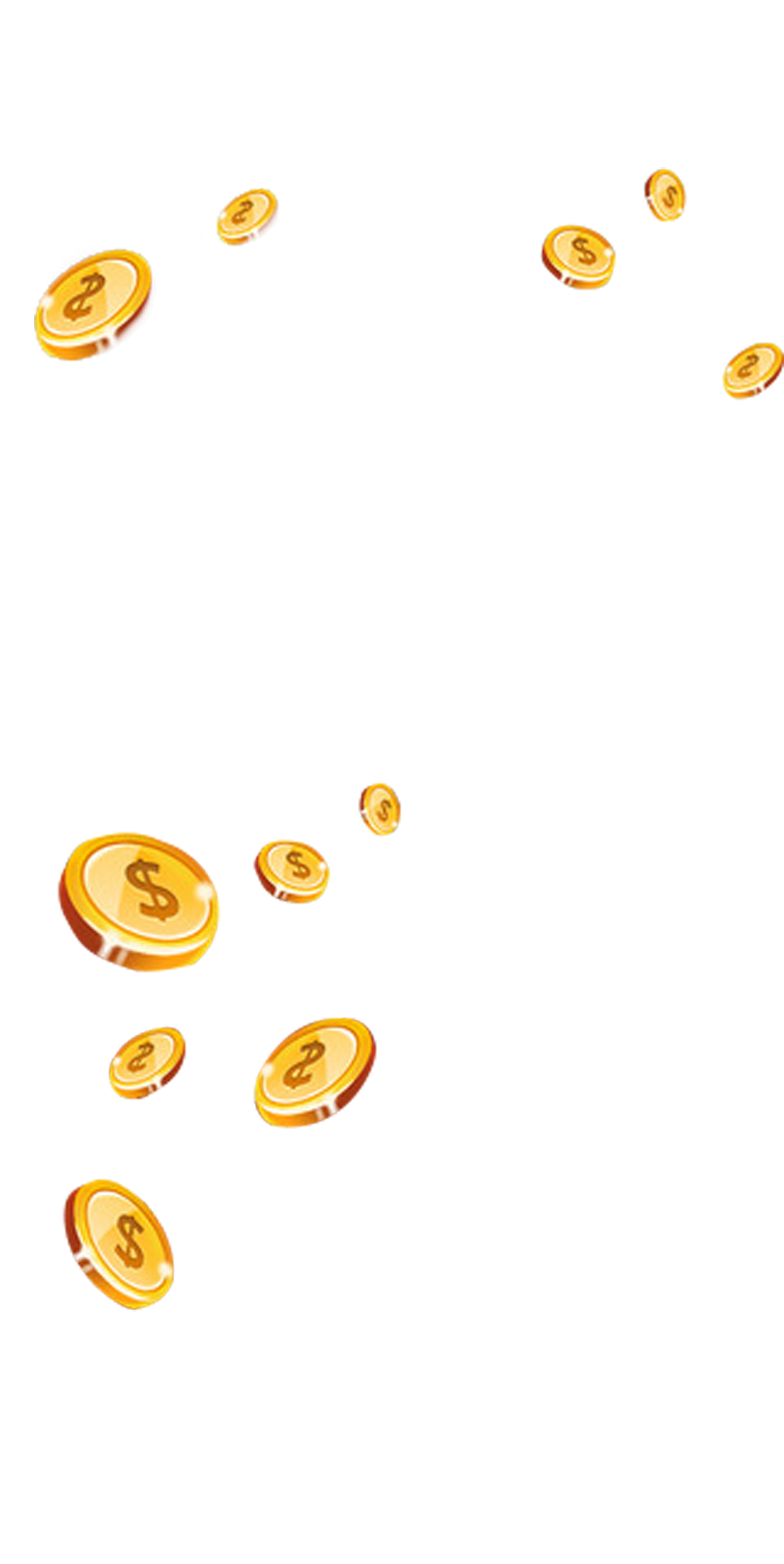 Floating Coin Gold Free Download Image Transparent PNG Image