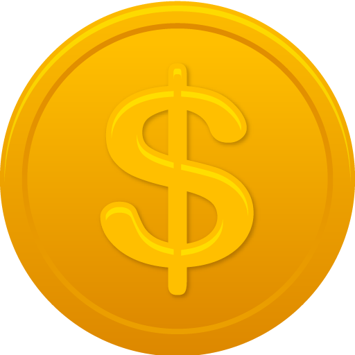 Trademark Symbol Dollar Us Yellow Coin Transparent PNG Image