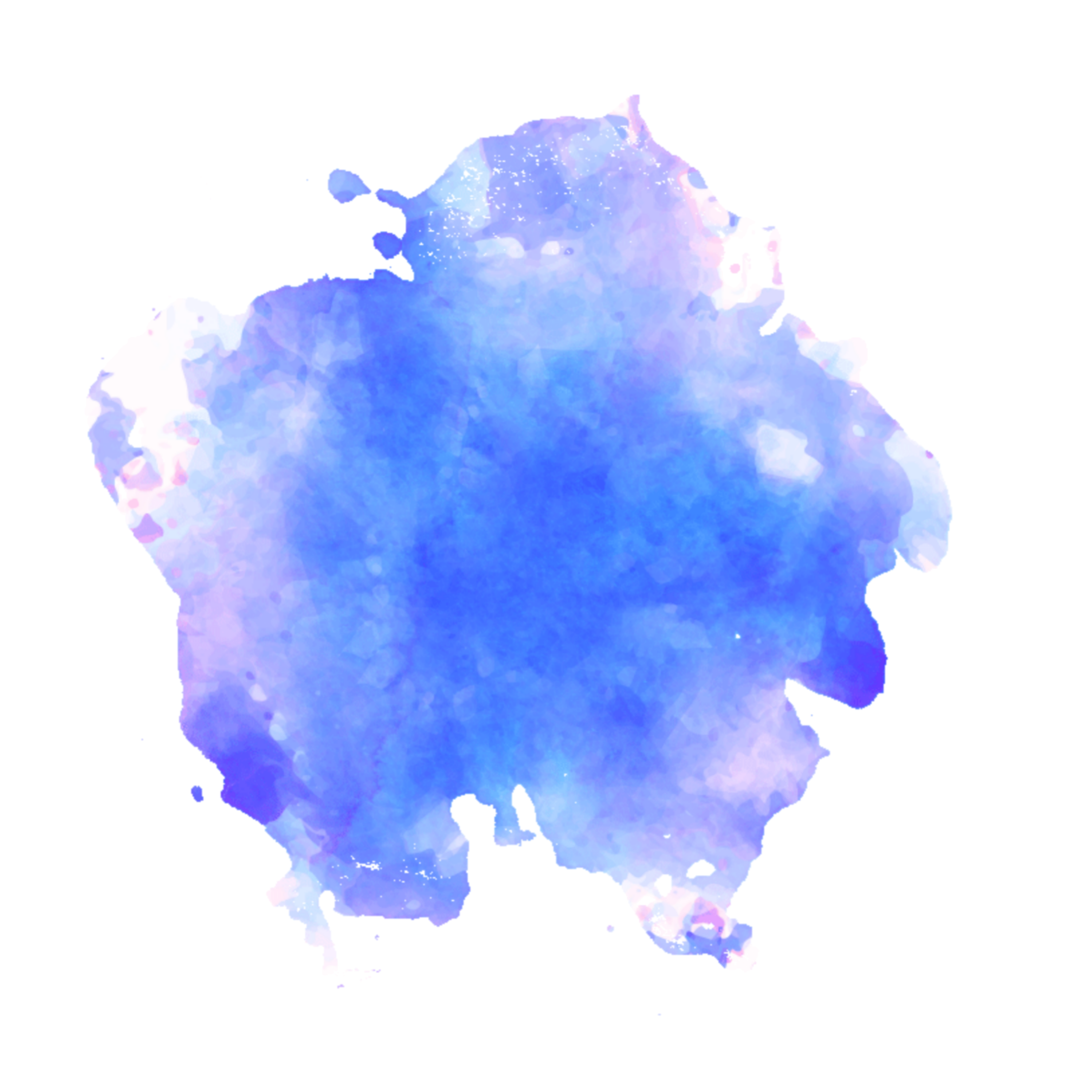 Watercolor Blue PNG Download Free Transparent PNG Image