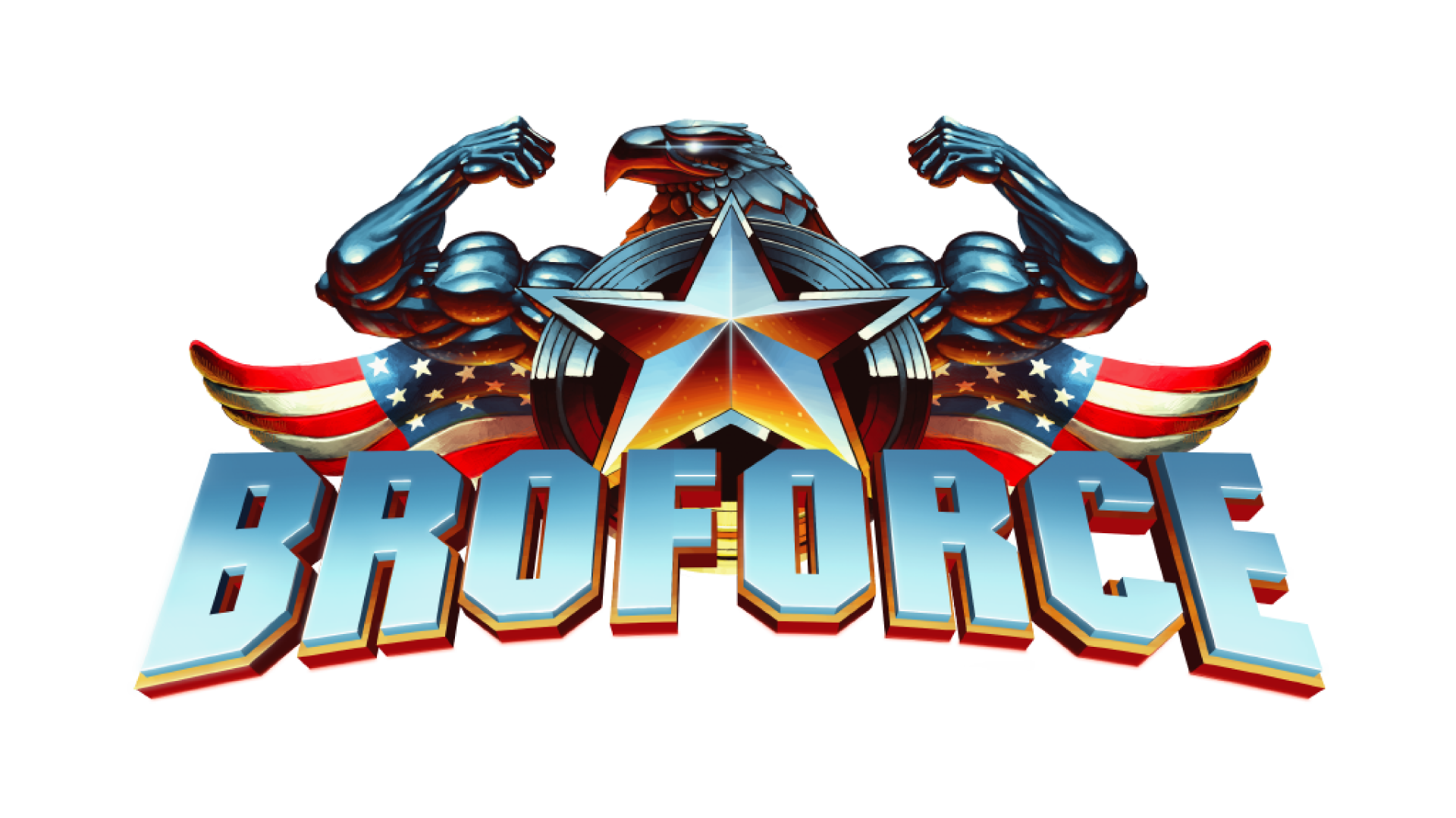 Broforce Logo Brand Game Linux Download HD PNG Transparent PNG Image