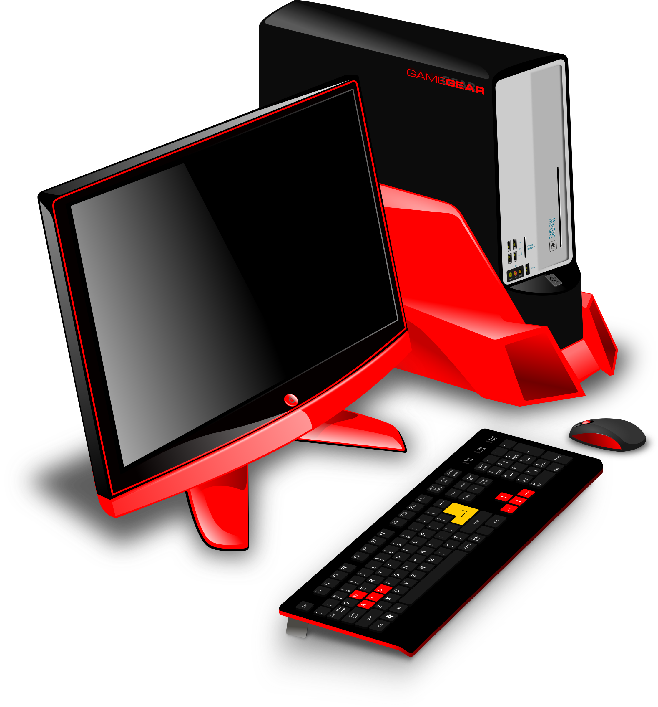 Gaming Computer File Transparent PNG Image