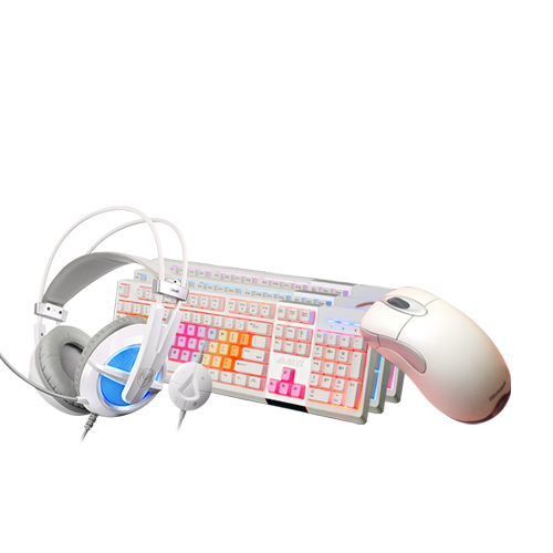 And Microphone Headphones Desktop Computer Keyboard Mouse Transparent PNG Image