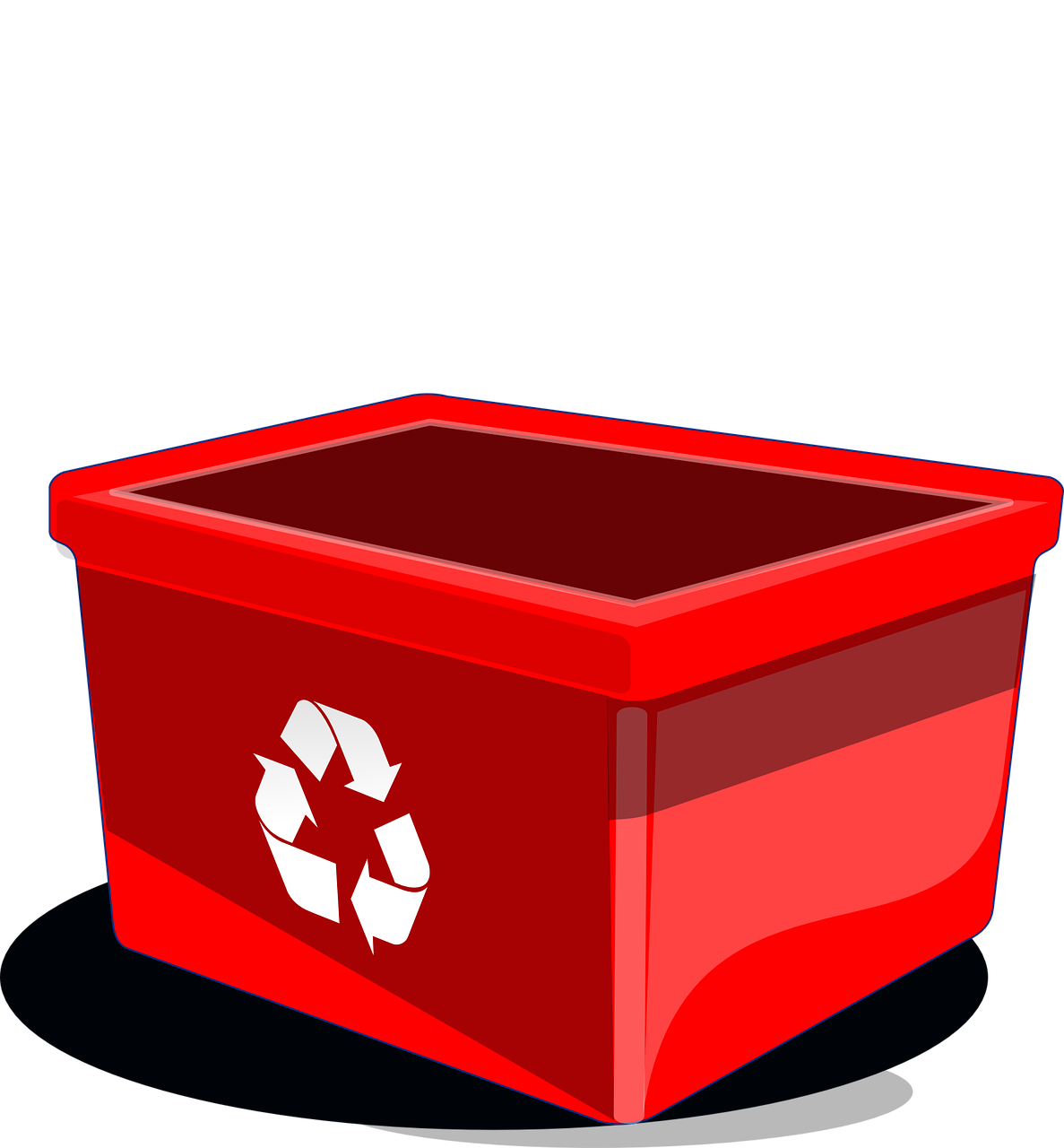 Bin Recycling Baskets Paper Rubbish Recycle Waste Transparent PNG Image