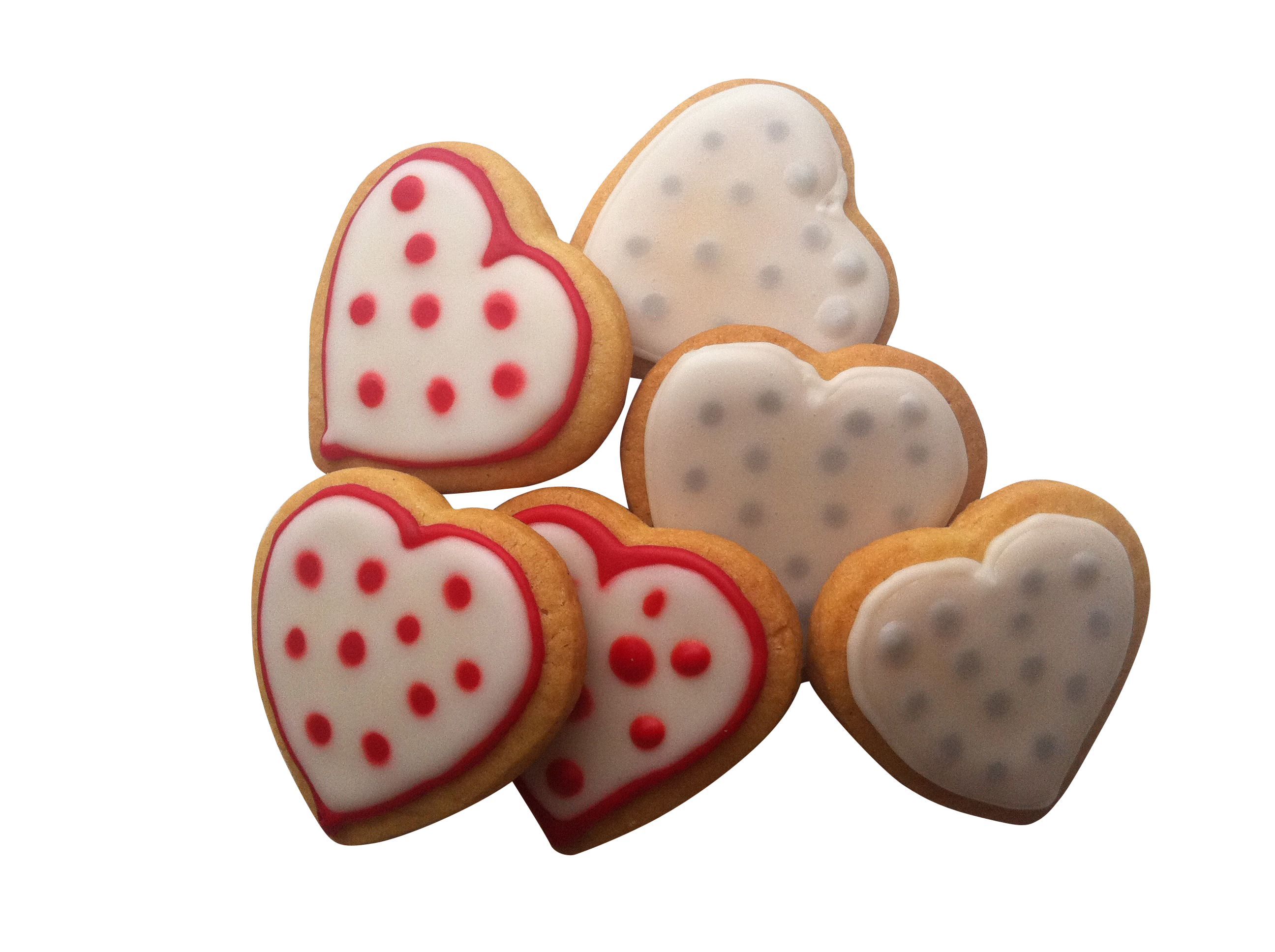 Heart Cookie Icing PNG Image High Quality Transparent PNG Image