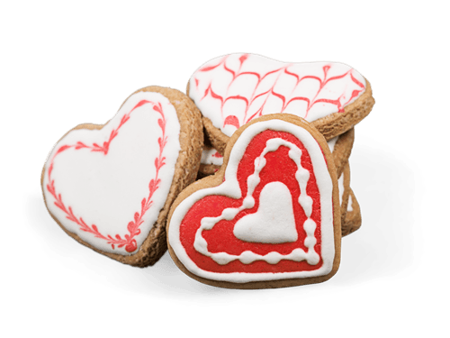 Heart Cookie Icing Free Download PNG HQ Transparent PNG Image