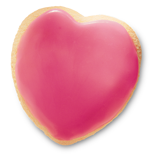 Heart Cookie Icing HQ Image Free Transparent PNG Image