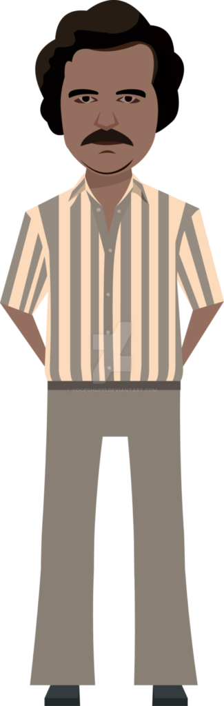 Standing Narcos Escobar Human Pablo Deviantart Transparent PNG Image