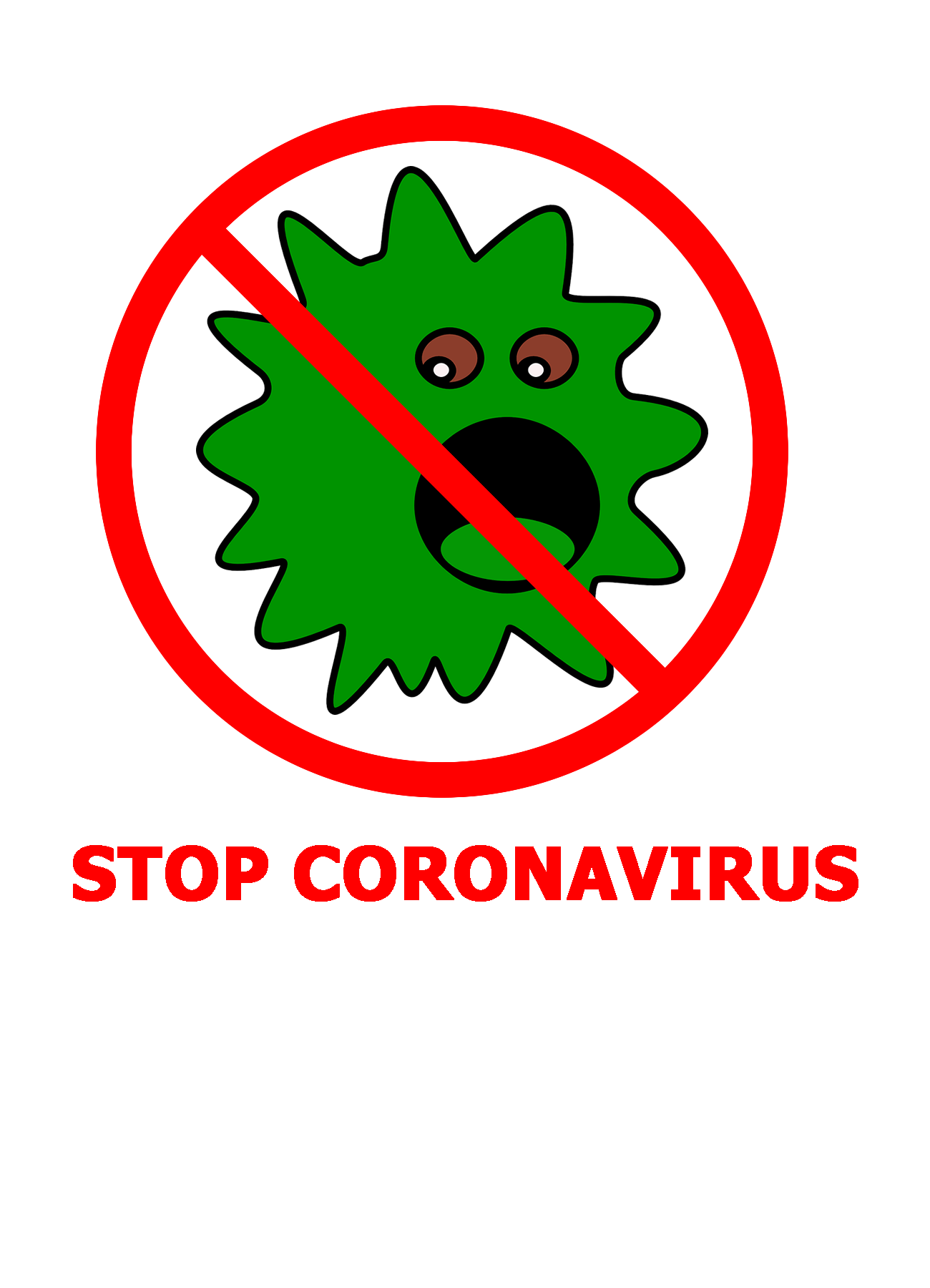 Coronavirus Stop Free Clipart HD Transparent PNG Image