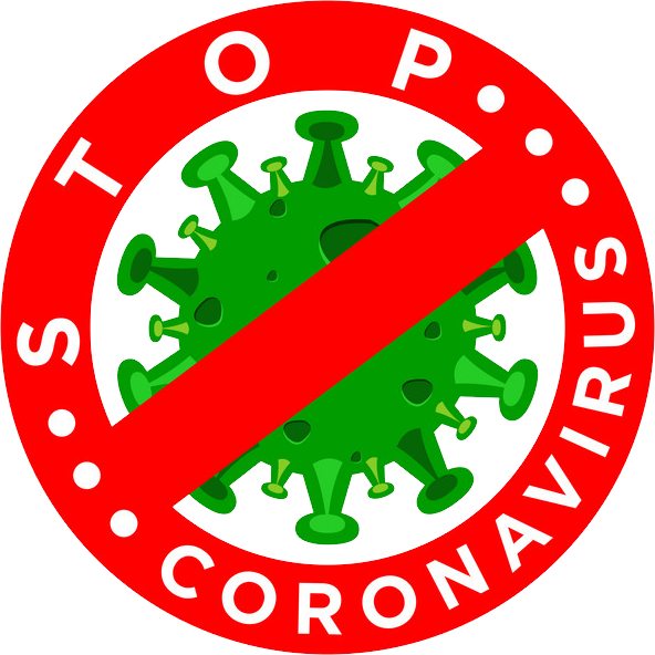 Coronavirus Stop Sign Free Photo Transparent PNG Image