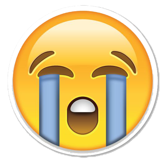 Crying Emoji Clipart Transparent PNG Image