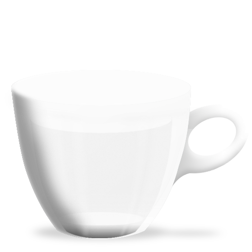 White Empty Cup PNG Image High Quality Transparent PNG Image