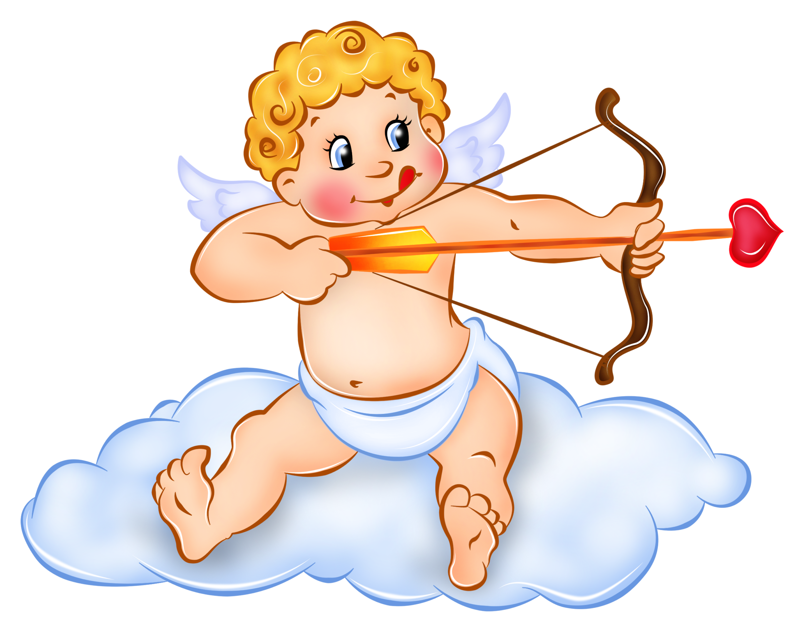 Cupid Valentines Day Angel Photos Transparent PNG Image