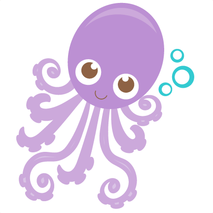 Cute Octopus Transparent PNG Image