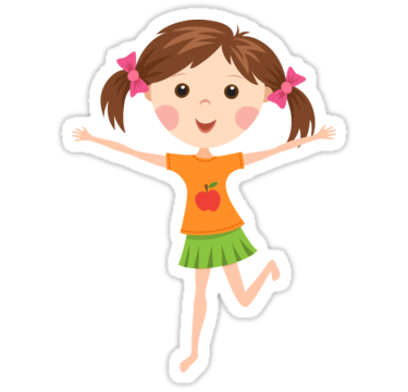 Cute Cartoon Girl Picture Transparent PNG Image