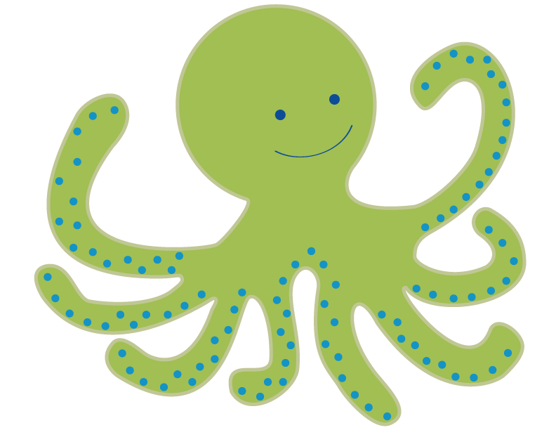 Cute Octopus Transparent Background Transparent PNG Image