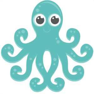 Cute Octopus Transparent Transparent PNG Image