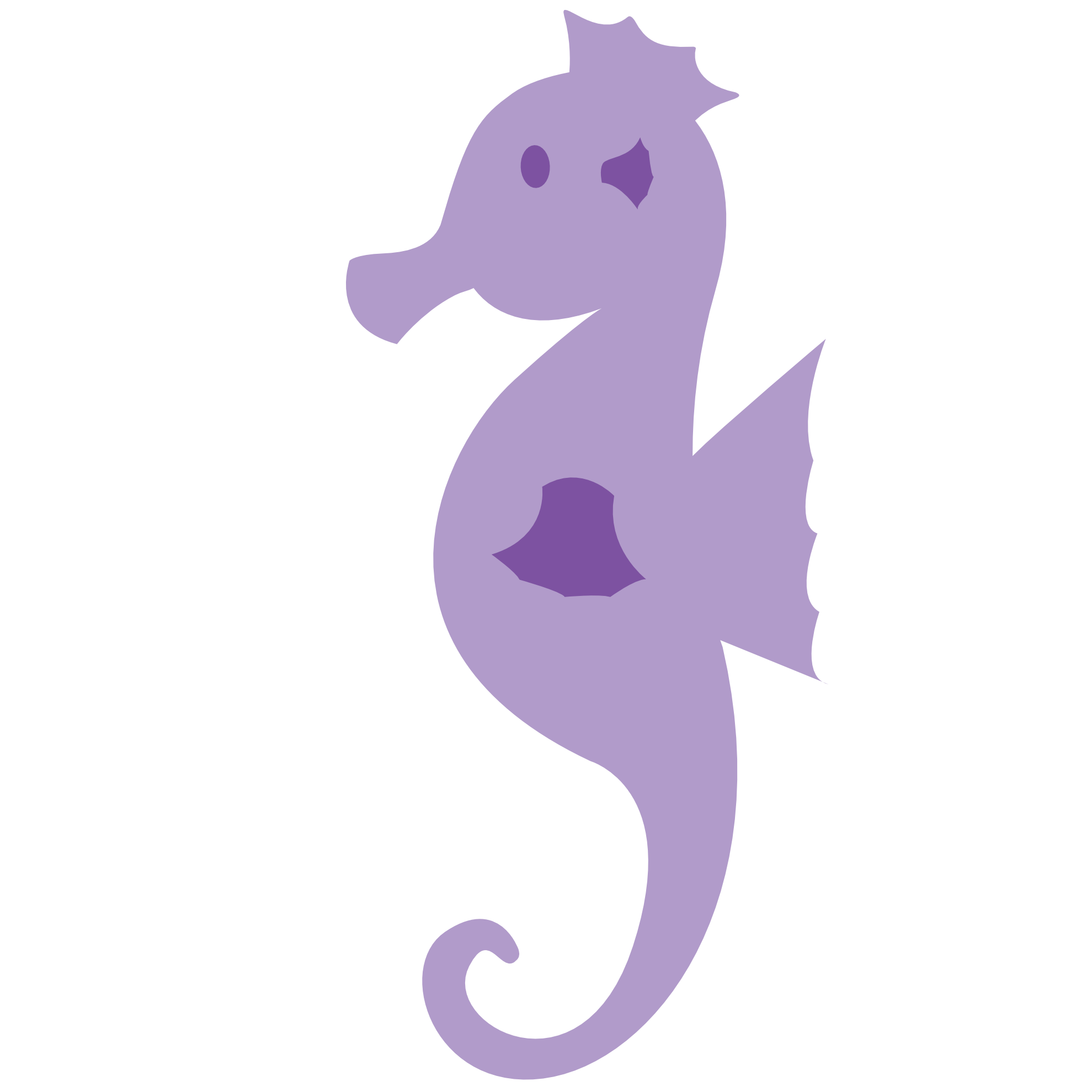 Cute Seahorse Transparent Background Transparent PNG Image