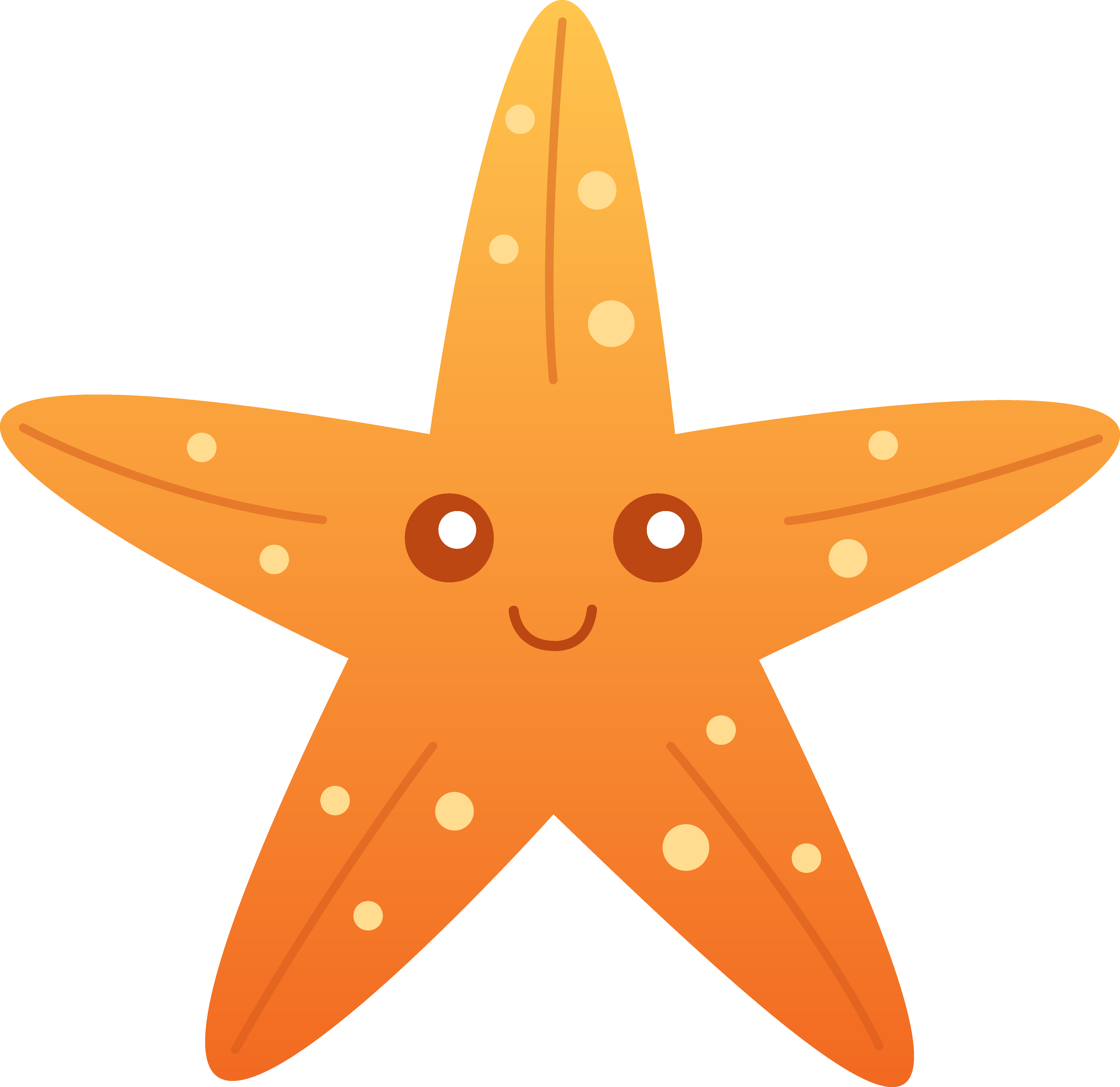 Cute Starfish Transparent Picture Transparent PNG Image