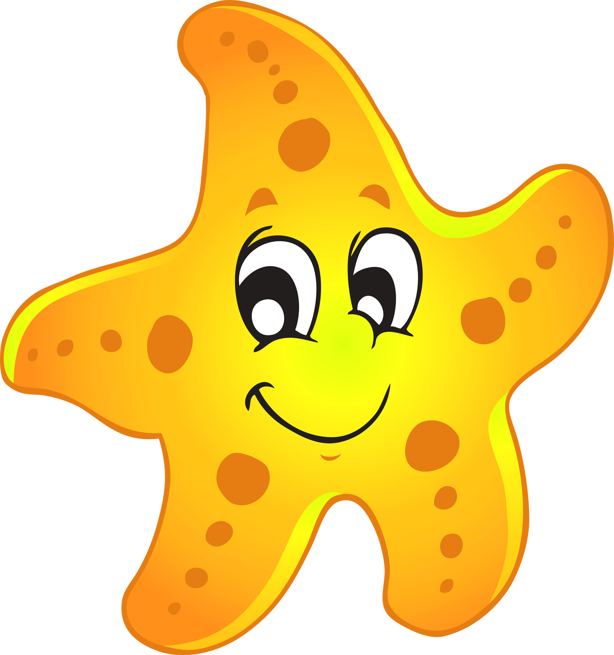 Cute Starfish Transparent PNG Image