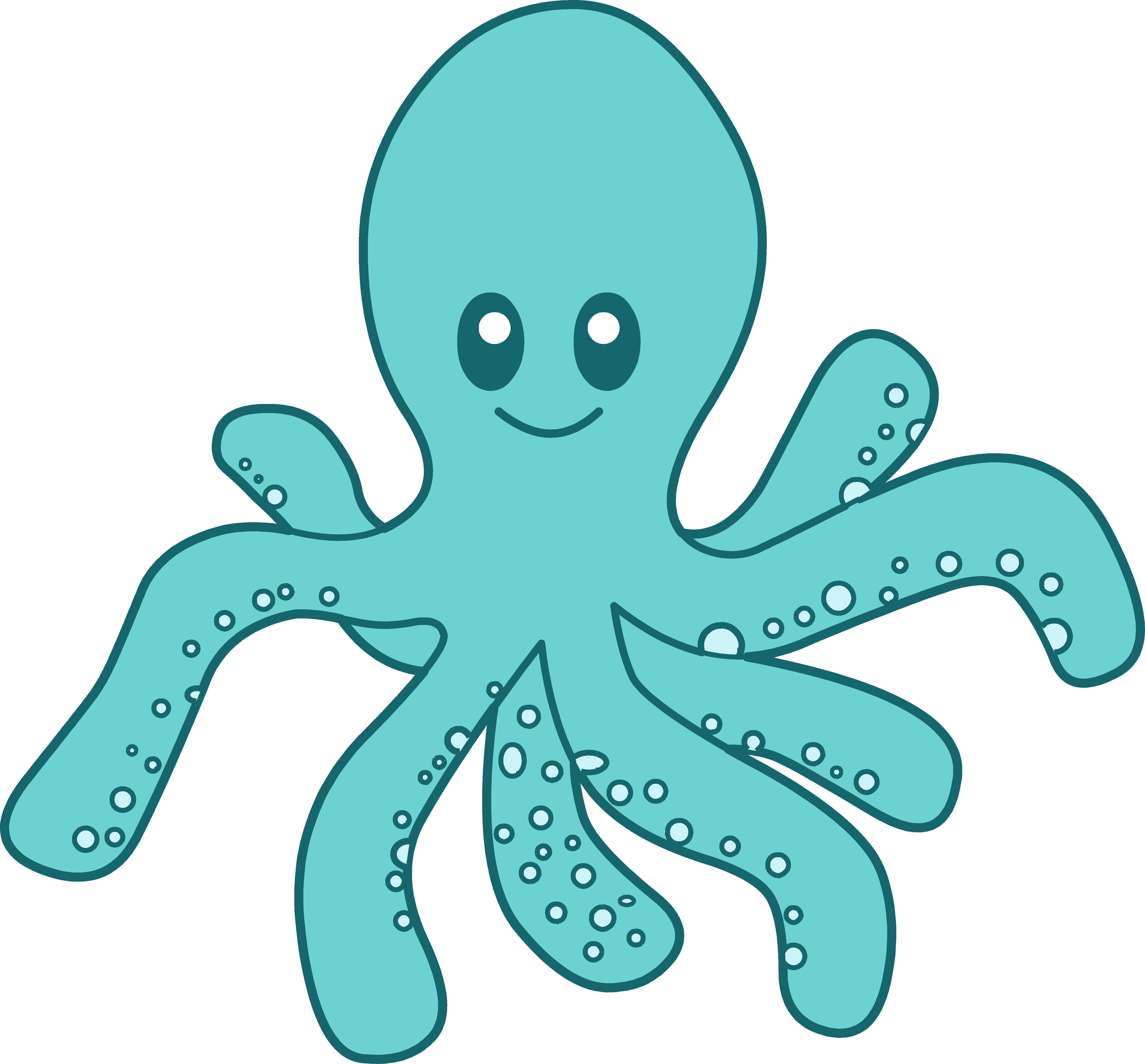 Cute Octopus Transparent Picture Transparent PNG Image