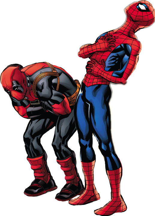 Spiderman And Deadpool Free Transparent Image HQ Transparent PNG Image