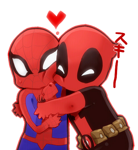 Spiderman And Deadpool Free Photo Transparent PNG Image