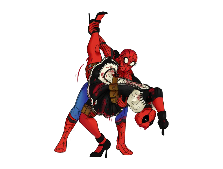 Spiderman And Deadpool Free Transparent Image HQ Transparent PNG Image