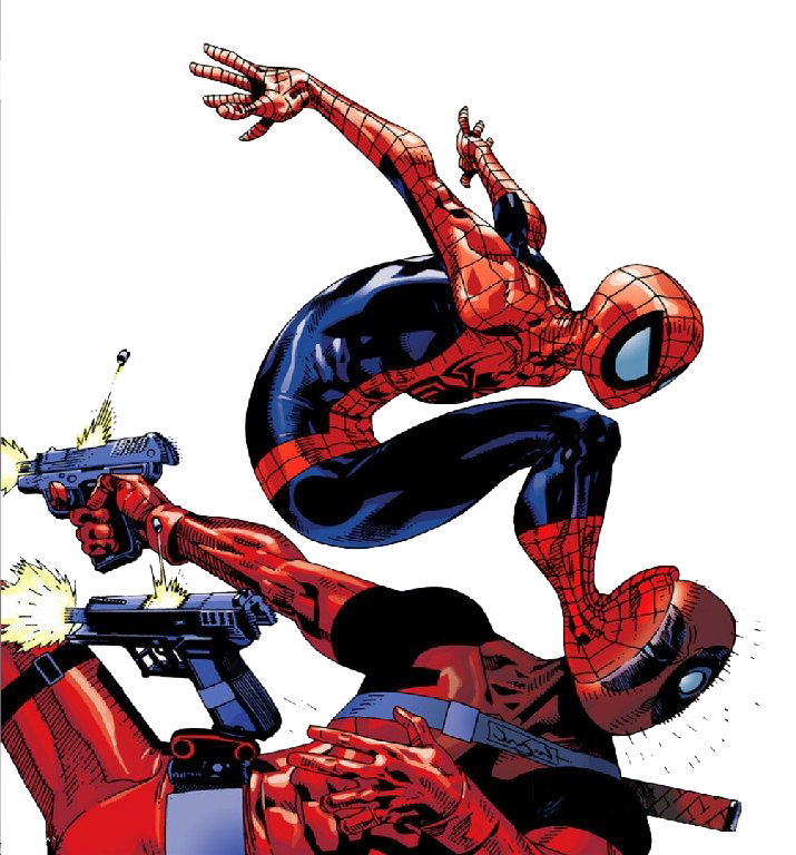 Spiderman And Deadpool Download HD Transparent PNG Image