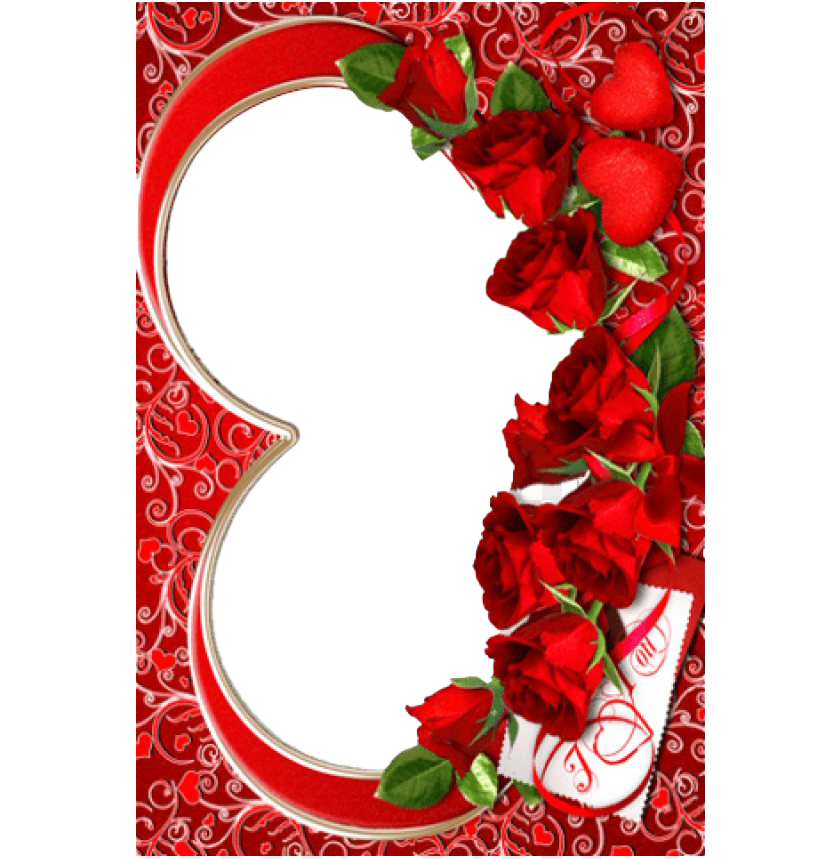 Heart Frame Romantic Free Download PNG HD Transparent PNG Image