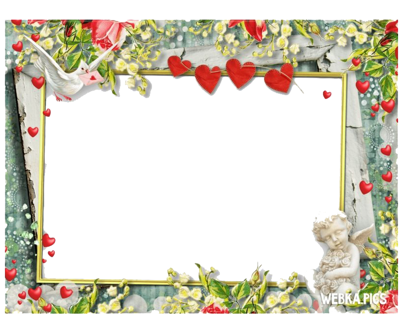 Frame Romantic Free Clipart HQ Transparent PNG Image