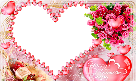 Heart Frame Pic Valentine Free Download PNG HQ Transparent PNG Image