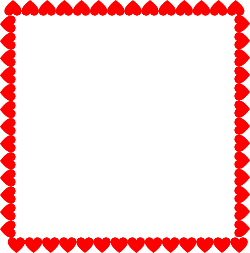 Frame Square Valentine Free Clipart HQ Transparent PNG Image