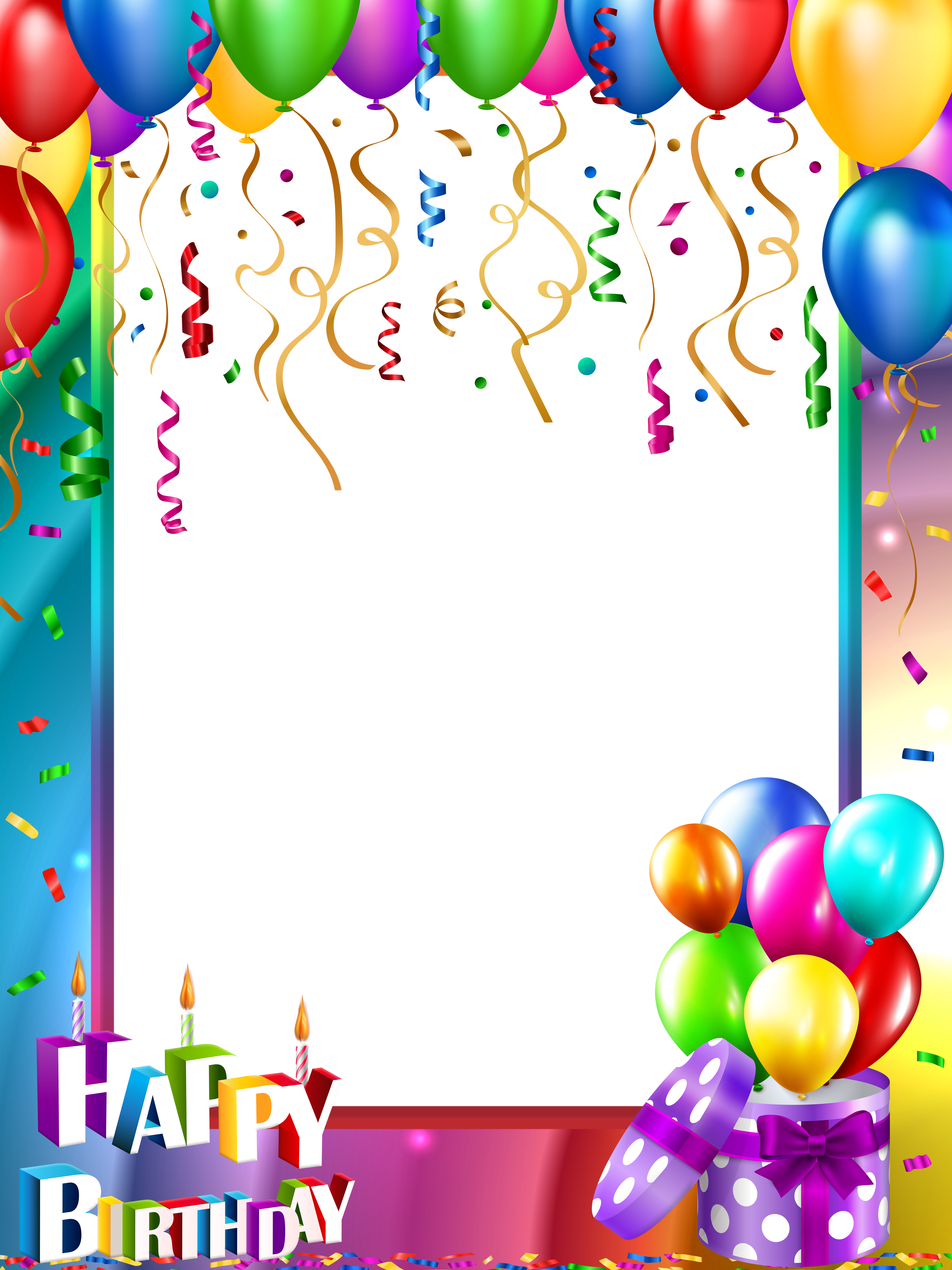 Photos Frame Birthday Download HD Transparent PNG Image