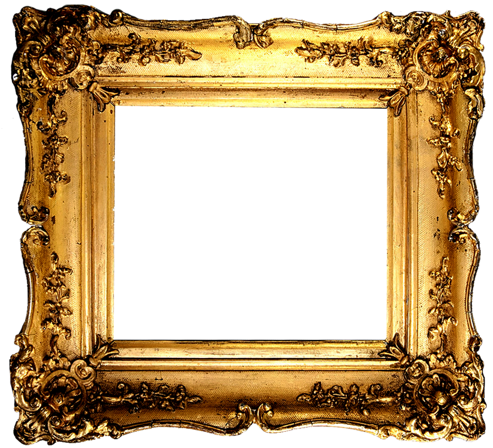 Antique Frame Gold Free Photo Transparent PNG Image