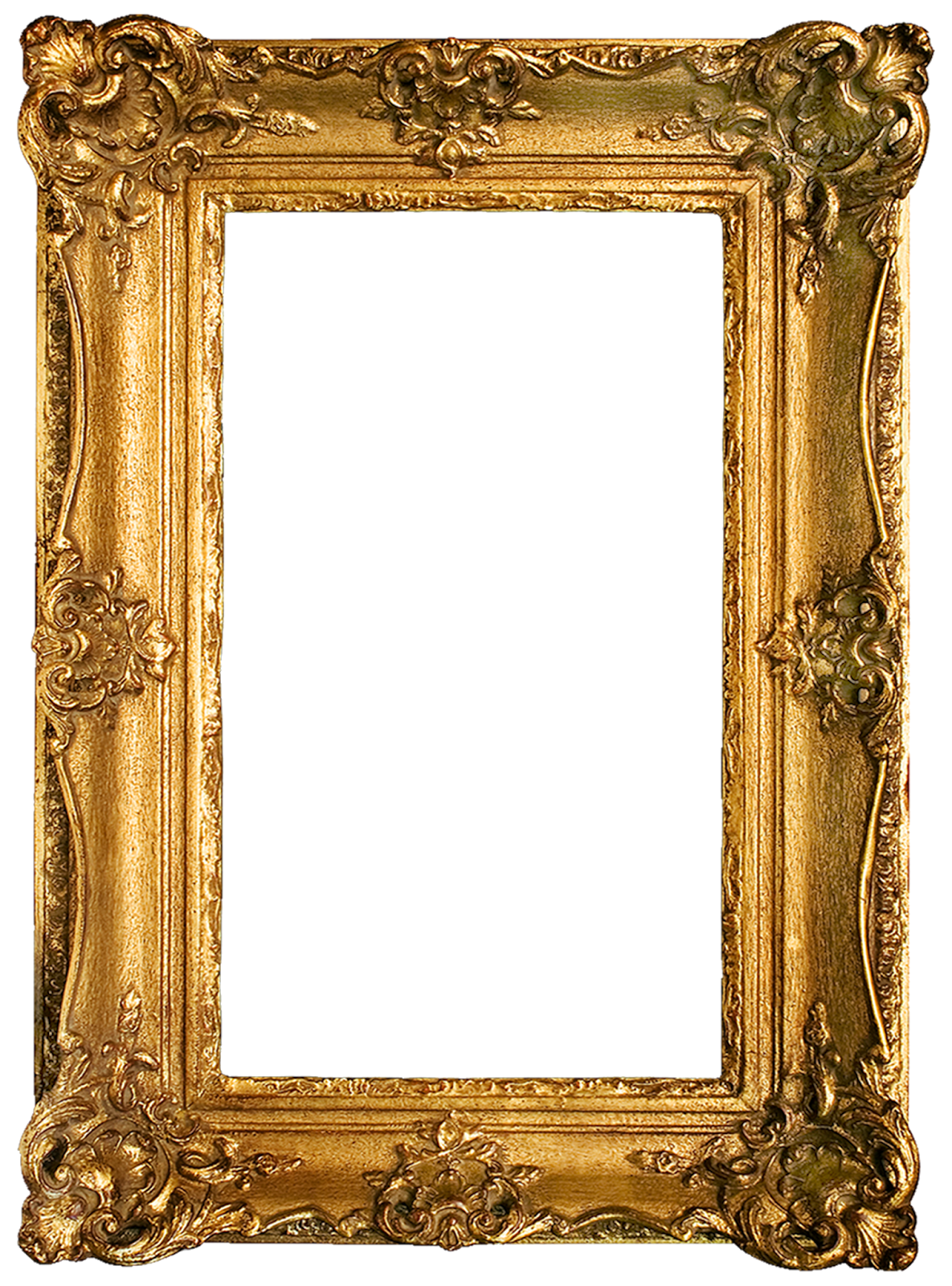 Antique Frame Pic Gold Free PNG HQ Transparent PNG Image