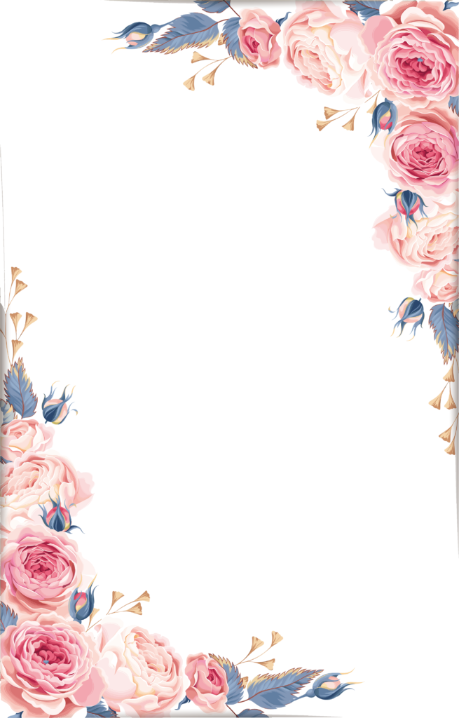 Corner Frame Flowers Free Clipart HQ Transparent PNG Image