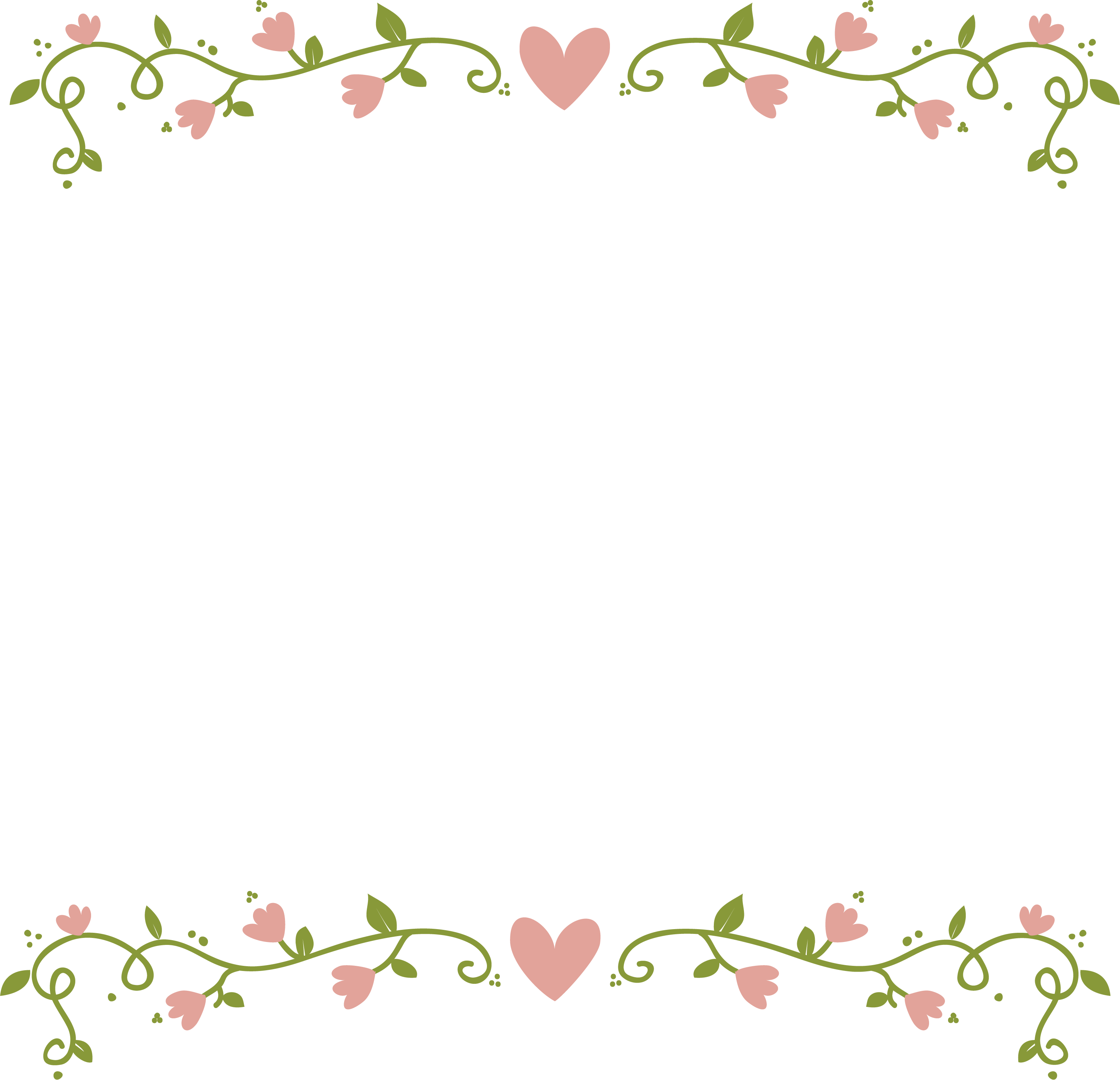 Floral Photos Border Wedding Free Download Image Transparent PNG Image