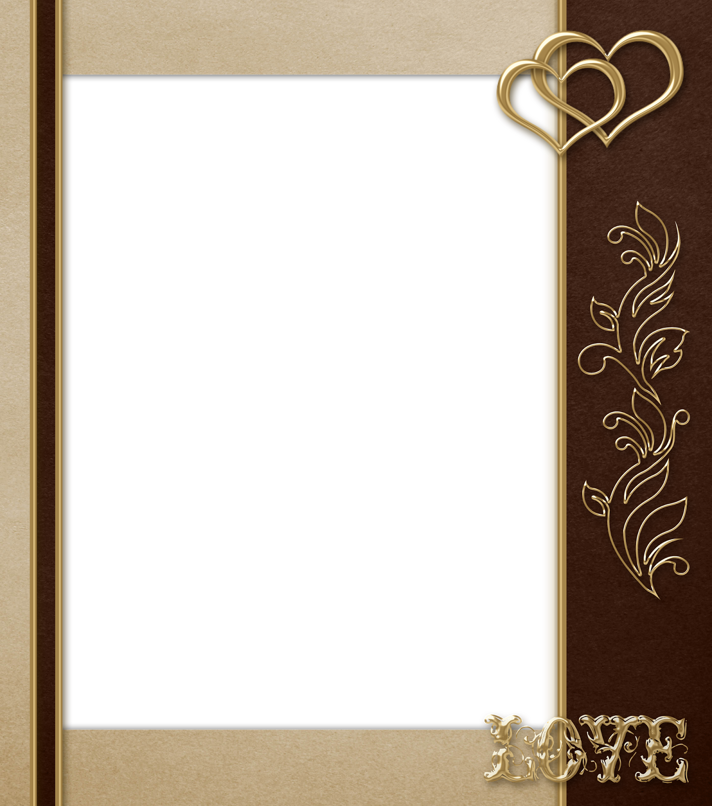 Brown Frame HD Image Free Transparent PNG Image