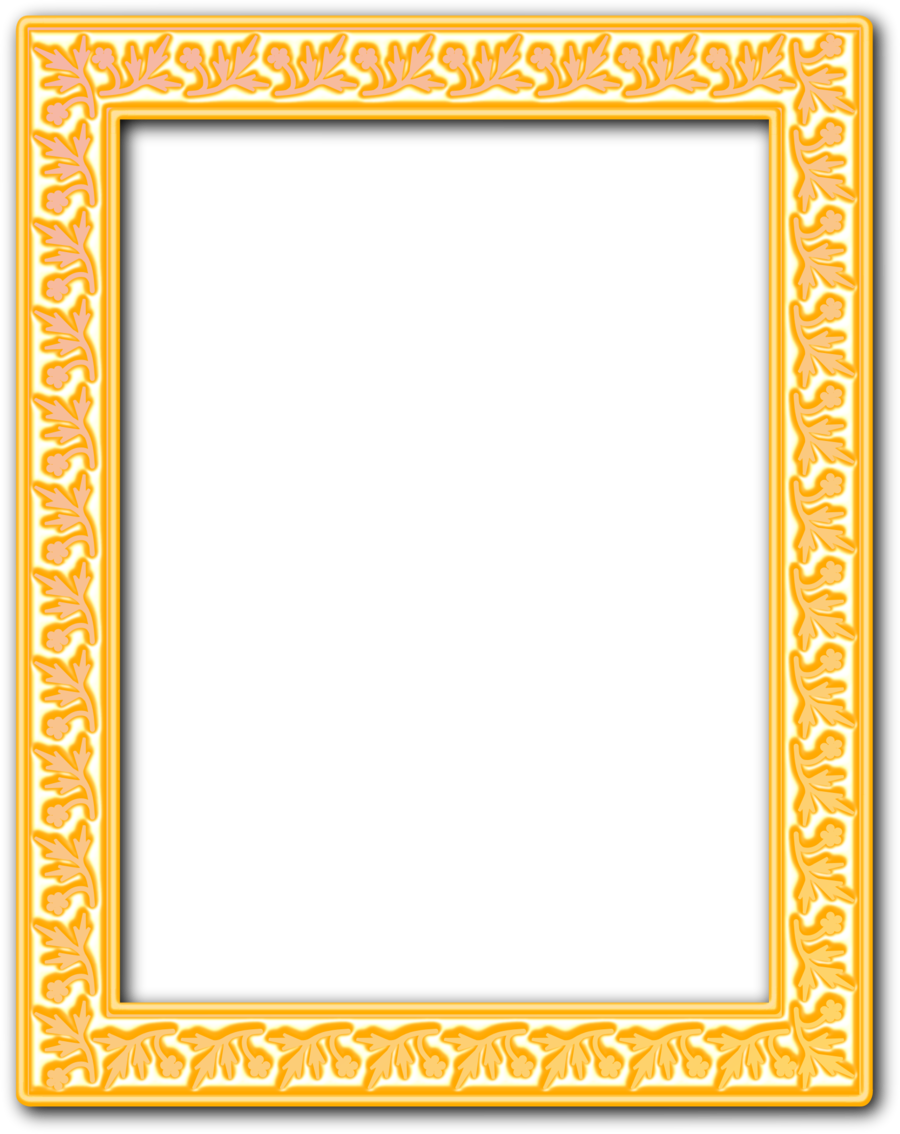 Photos Frame Gold PNG Free Photo Transparent PNG Image