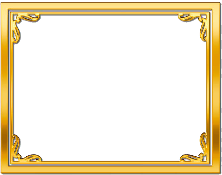 Frame Gold Rectangle PNG Download Free Transparent PNG Image