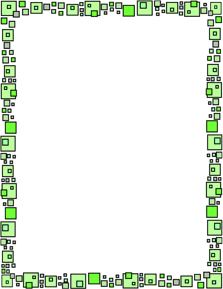 Frame Green Rectangle PNG Image High Quality Transparent PNG Image