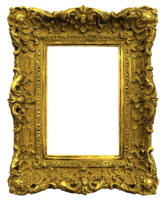 Golden Frame Wedding PNG File HD Transparent PNG Image