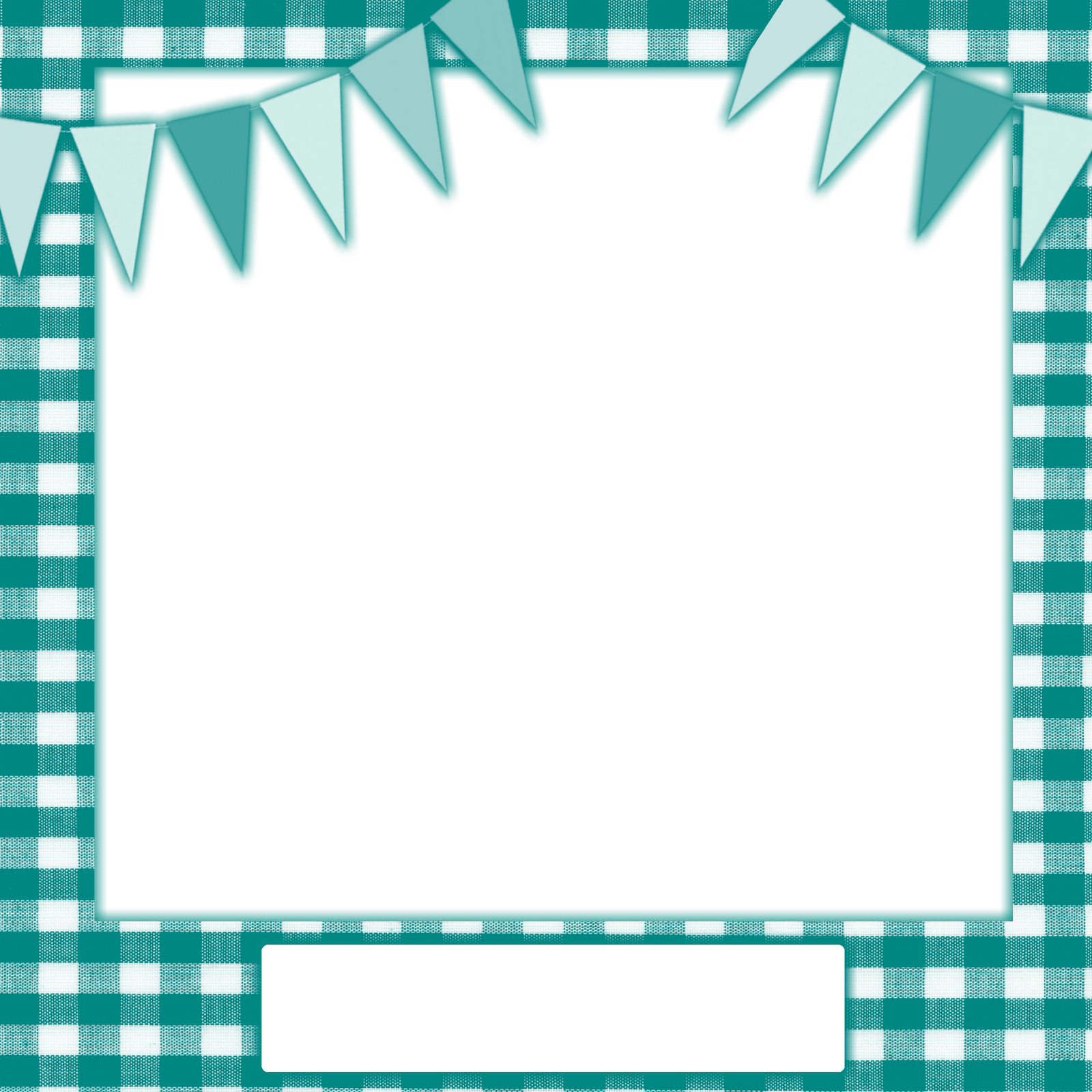 Frame Teal Rectangle PNG Image High Quality Transparent PNG Image