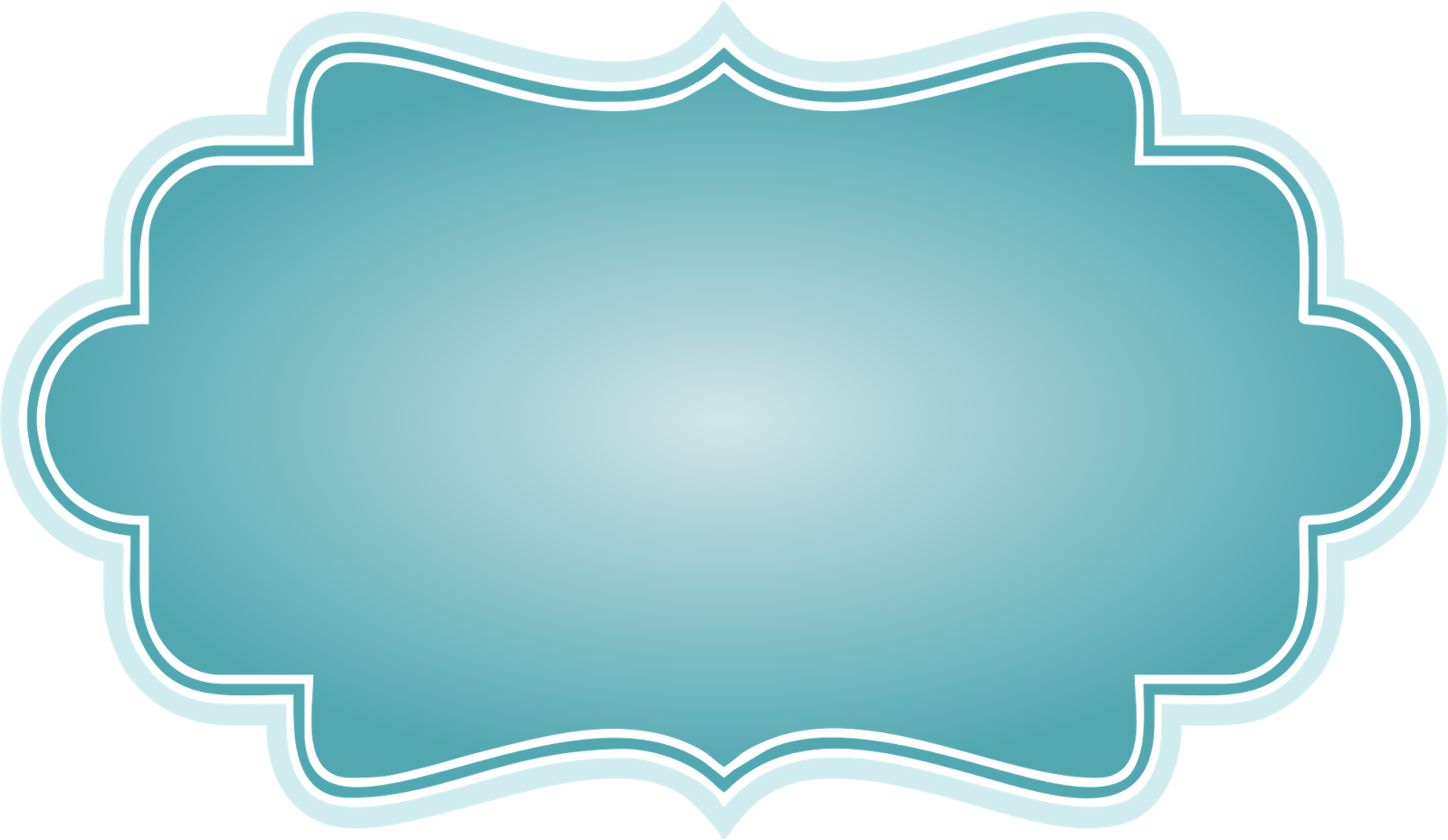 Photos Frame Teal Rectangle PNG Image High Quality Transparent PNG Image