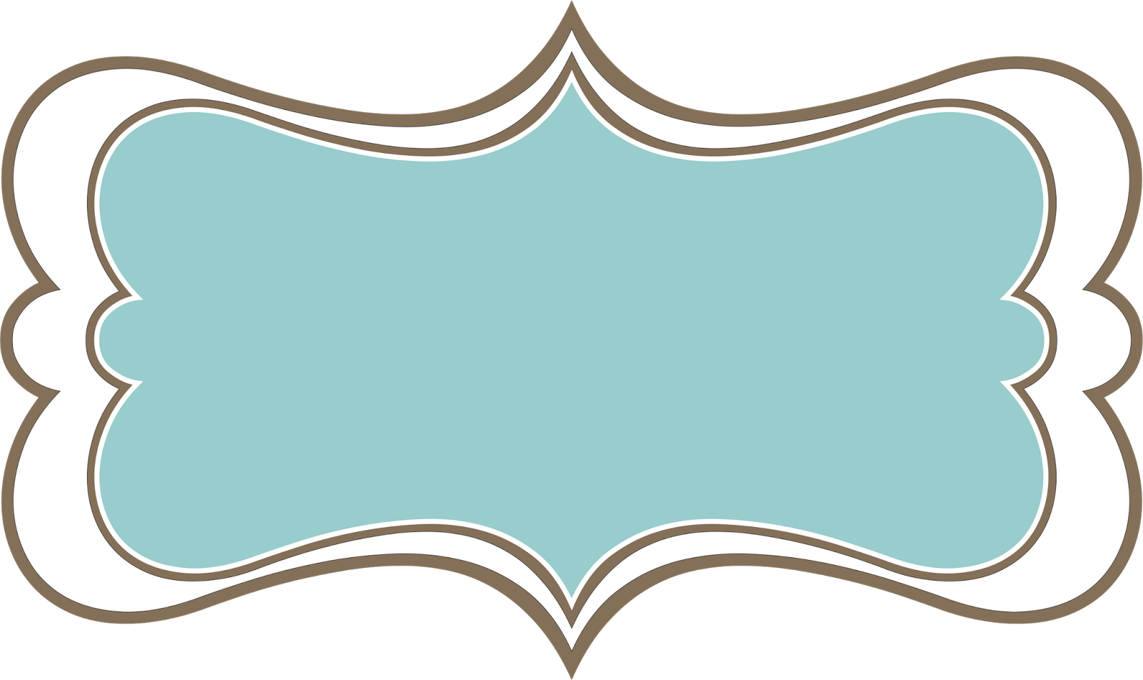 Frame Teal Rectangle PNG File HD Transparent PNG Image