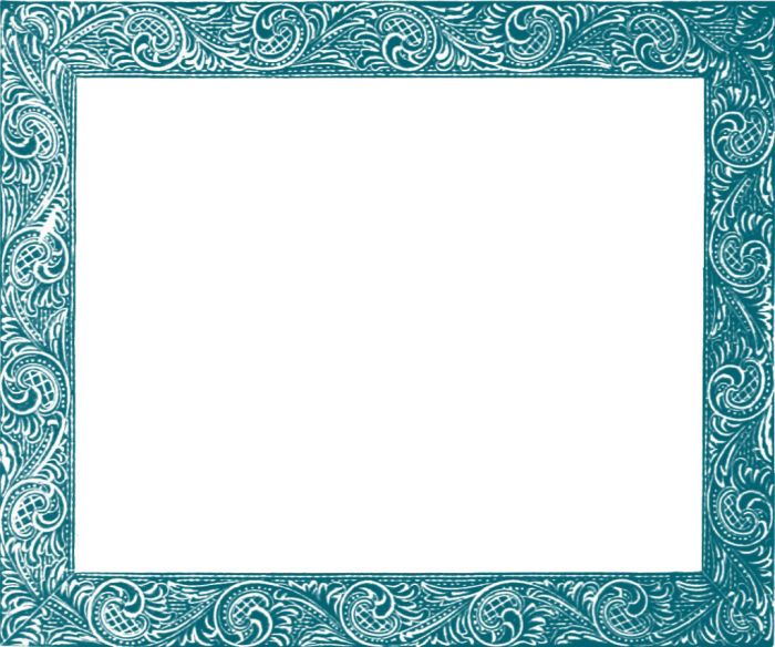 Frame Square Teal HQ Image Free Transparent PNG Image