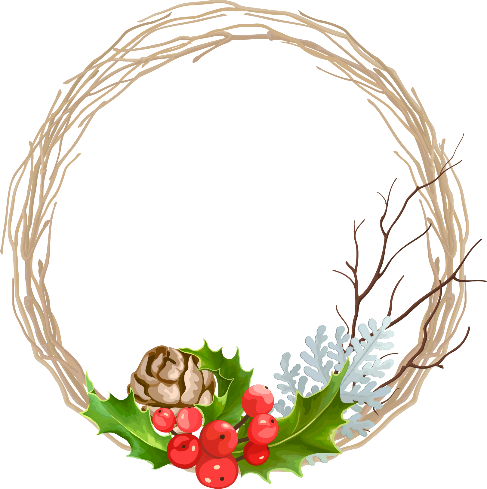 Frame Vector Circle Garland Free PNG HQ Transparent PNG Image