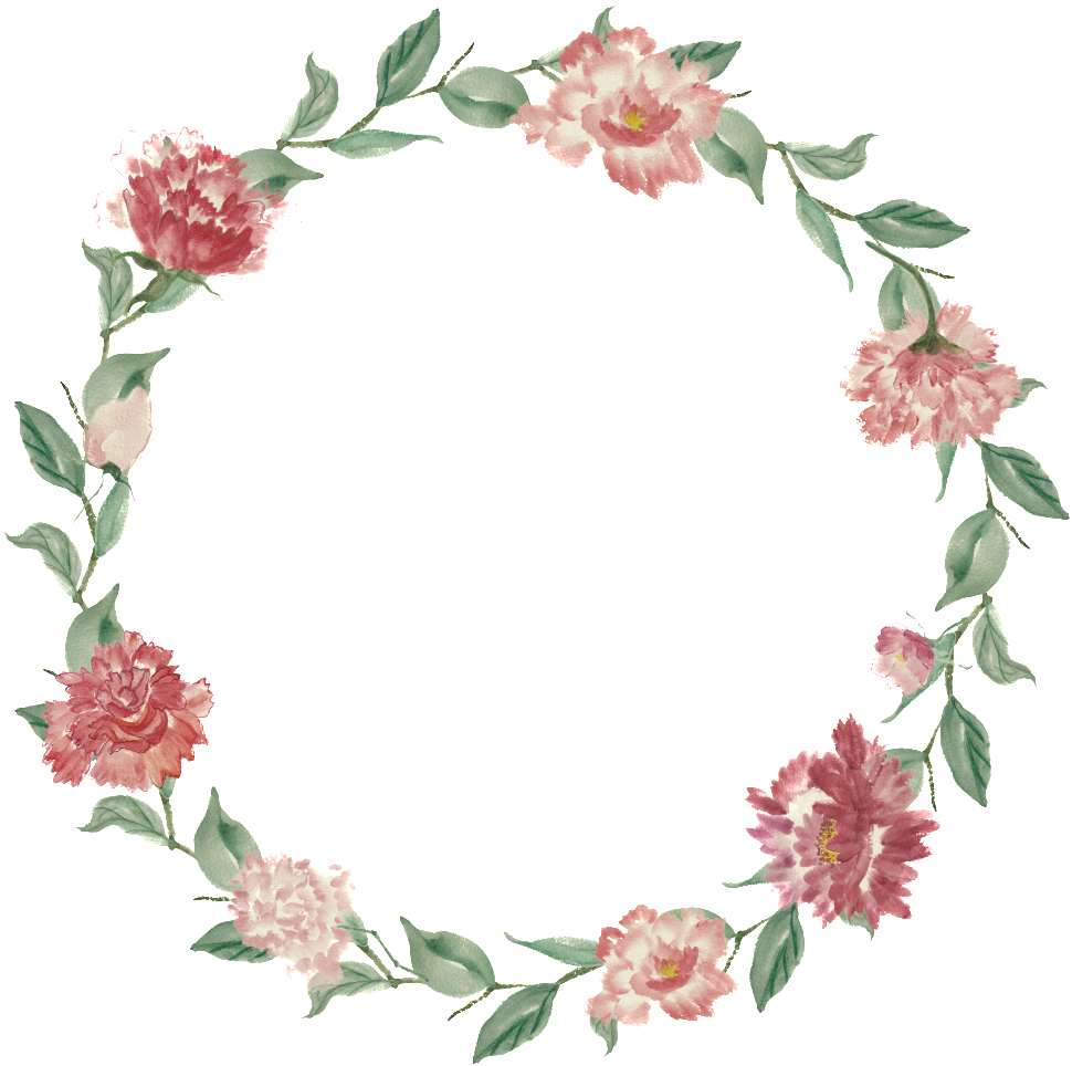 Floral Round Garland Free Download PNG HQ Transparent PNG Image